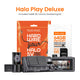 New- Road Angel Halo Play 4K Dual Dash Cam with 3.2" Screen & 64GB SD Card & Hardwiring Kit Bundle