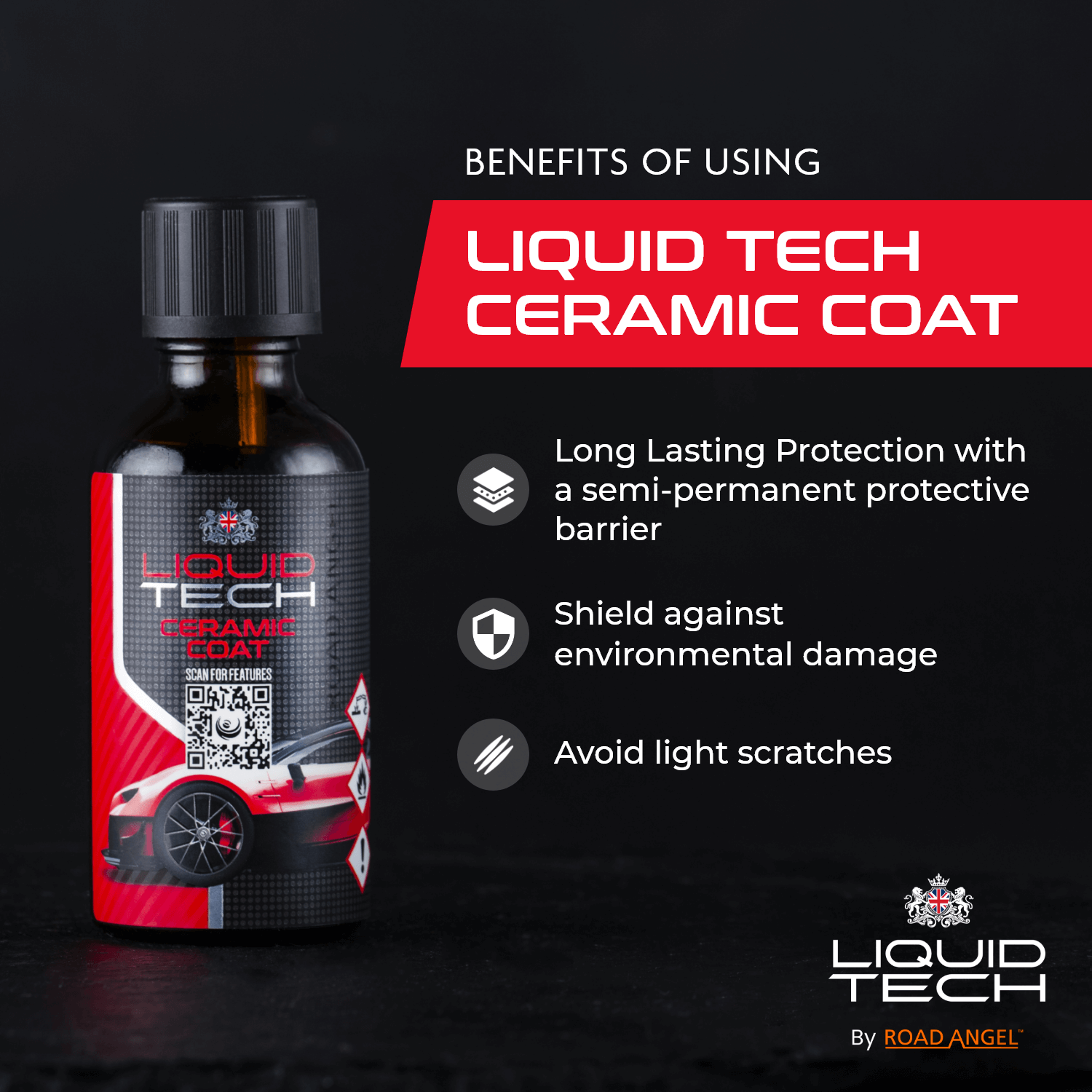 Liquid Tech Car Care - Ceramic Coat 3 Year Paint Protection - 50ml