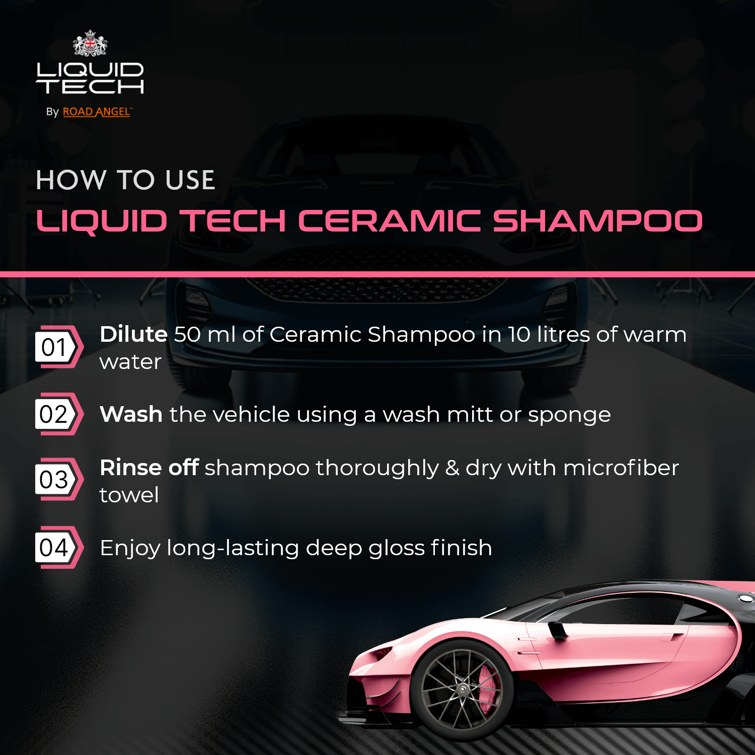 Liquid Tech Car Care - Ceramic Shampoo - 500ml