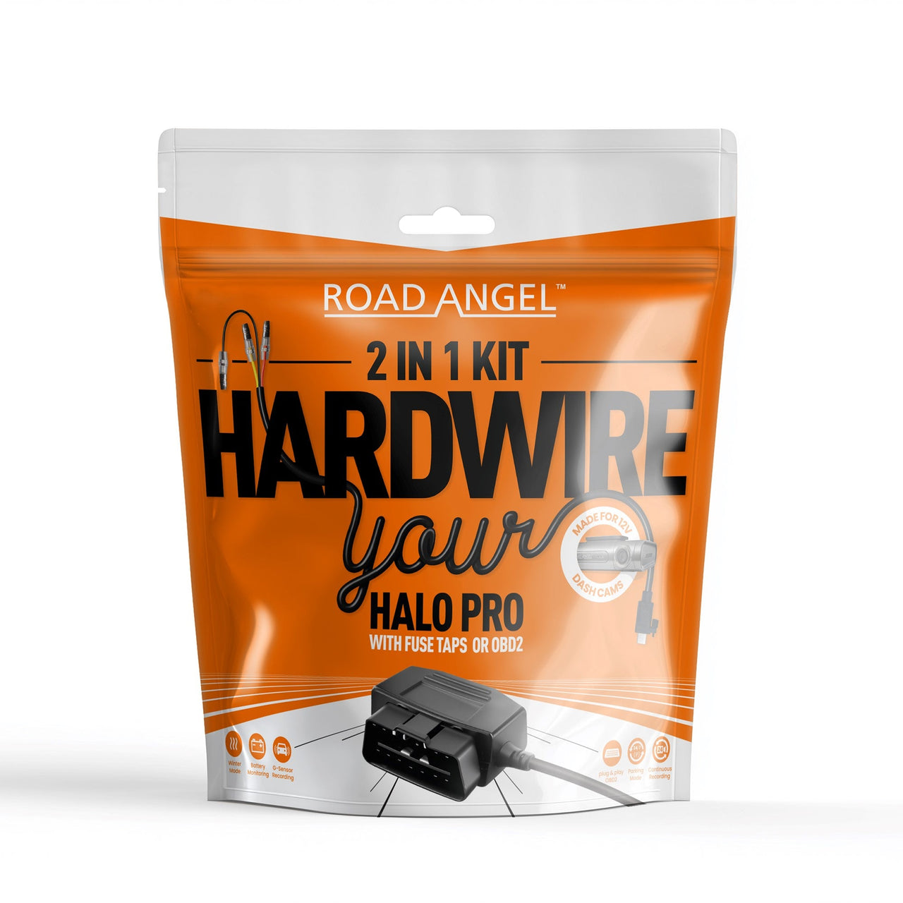 HWK12VC-OBD 12V USB-C 2-in-1 Hardwire Kit