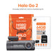 Caméra embarquée compacte Road Angel Halo Go avec carte microSD 64 Go et kit de câblage permanent
