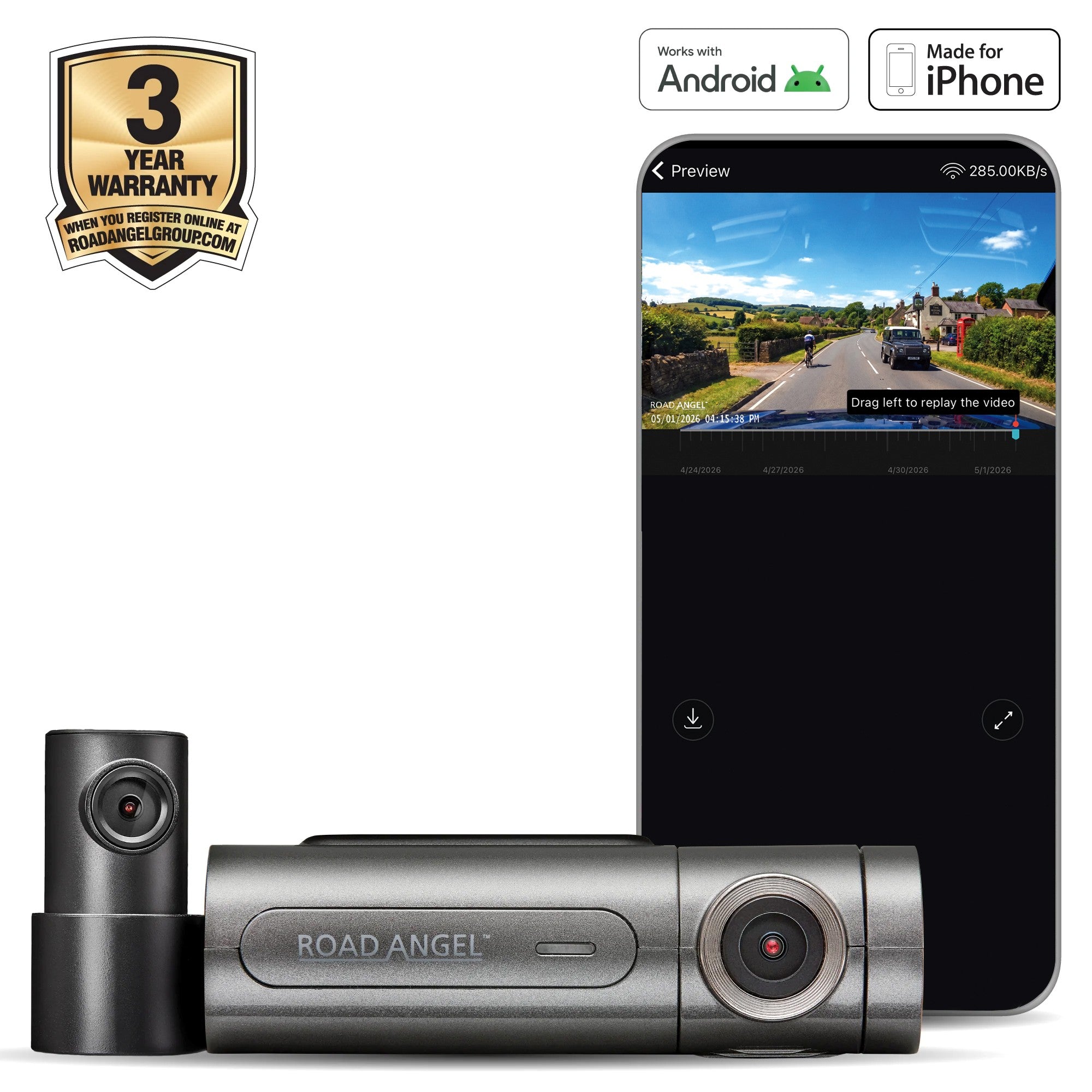 Halo Pro 2 Front & Rear Dash Cam - image 4
