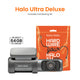Road Angel Halo Ultra 4K Dashcam mit Festverdrahtungsset und internem 64-GB-SSD-Speicher-Bundle