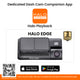 New - Road Angel Halo Edge 4K Single Dash Cam with Parking Mode & Quick Release Mounting With 64GB SD Card & Hardwiring Kit Bundle