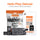 New- Road Angel Halo Play 4K Dual Dash Cam with 3.2" Screen & 64GB SD Card & Hardwiring Kit Bundle
