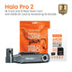 Halo Pro 2 Front and Rear Dash Cam with 64GB SD Card & Hardwiring Kit Bundle