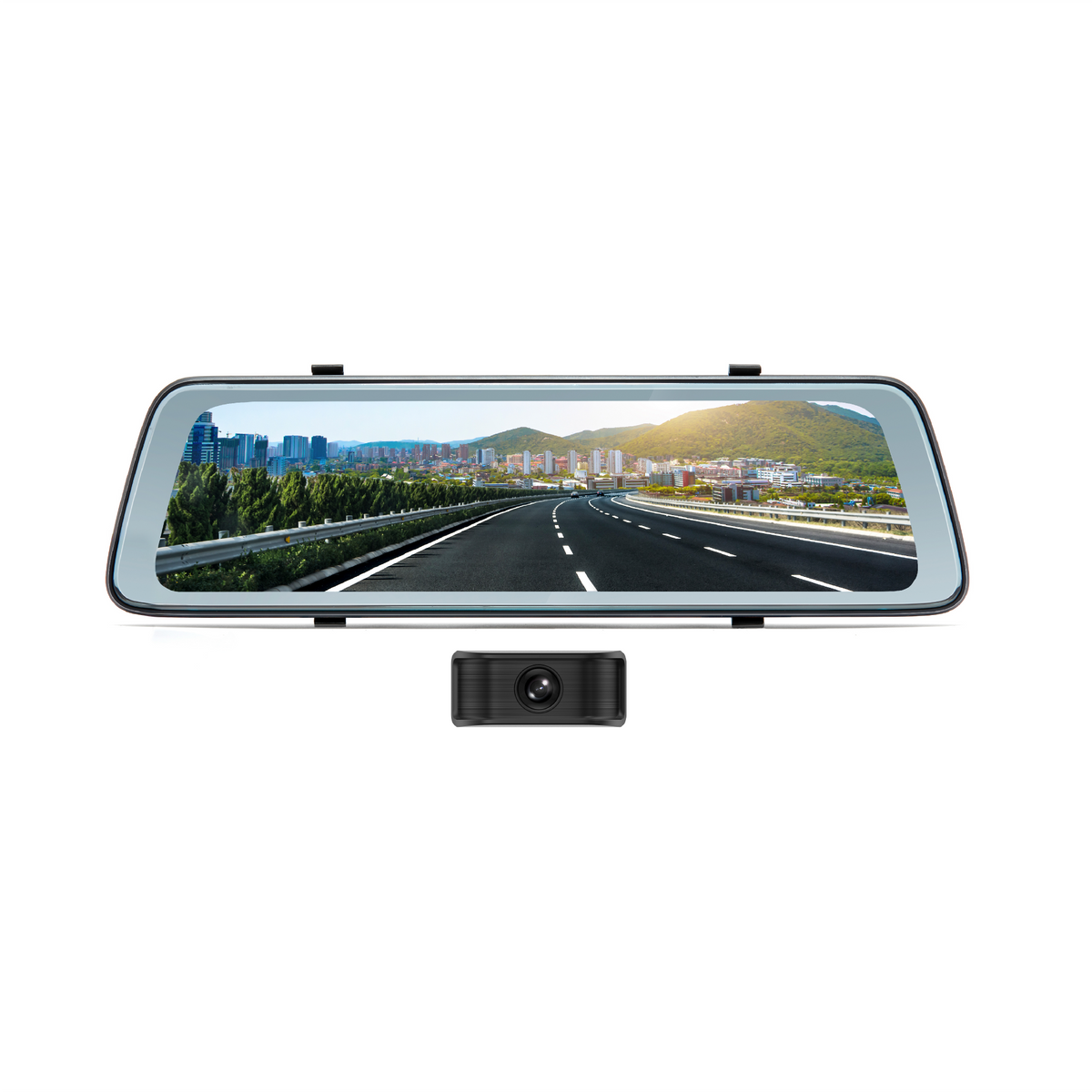 NEW- Road Angel Halo View 2 Rear View Mirror and Dash Cam with 10" Touch Screen & Dual Parking Mode - USB Type C