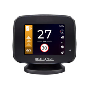 Road Angel Pure One Speed Camera Detector With Speed Awareness - Free Screen Protector