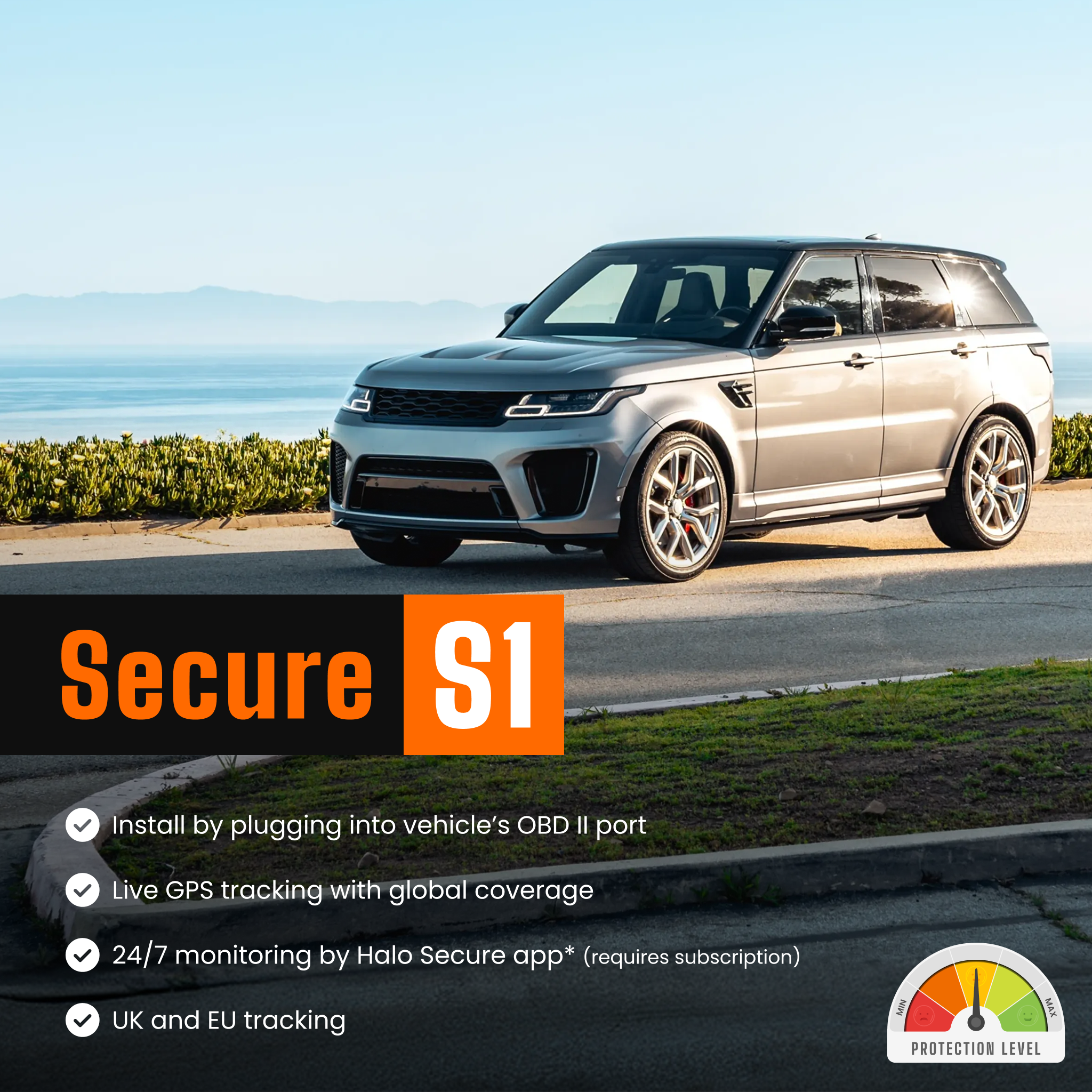 Secure S1 Plug & Play OBD Vehicle Tracker