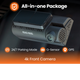 Neu – Road Angel Halo Edge 4K Einzel-Dashcam mit Parkmodus und Schnellbefestigung, inklusive 64-GB-SD-Karte und Festverdrahtungsset