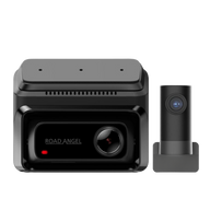 NEW - Road Angel Halo Elite 4K (2160p) & 1K (1080p) Dual Dash Cam With Sony Starvis 2 Enhanced Night Vision Video Technology!- With Free Hardwiring Kit!
